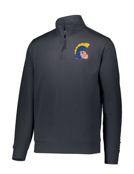 Trojan Mascot Quarter Zip Pullover