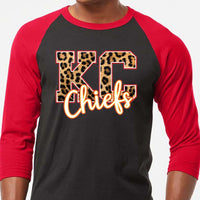 :: KC Chiefs Leopard Top ::