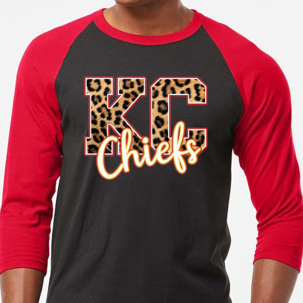 :: KC Chiefs Leopard Top ::