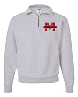 Quarter-Zip Cadet Collar Sweatshirt