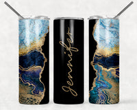 Black Seashore Tumbler