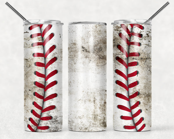 Rustic Baseball Tumbler