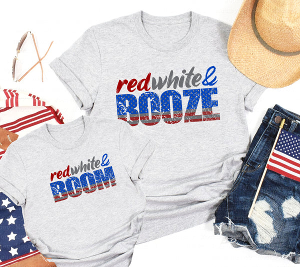 Red, White & Boom/Booze Transfers